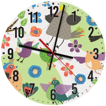 τα πουλάκια, Ρολόι τοίχου ξύλινο (30cm)