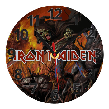 Iron maiden From Fear to Eternity, Ρολόι τοίχου γυάλινο (20cm)