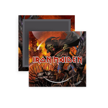Iron maiden From Fear to Eternity, Μαγνητάκι ψυγείου τετράγωνο διάστασης 5x5cm