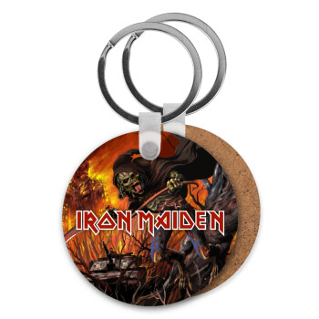 Iron maiden From Fear to Eternity, Μπρελόκ Ξύλινο στρογγυλό MDF Φ5cm