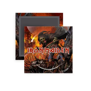 Iron maiden From Fear to Eternity, Μαγνητάκι ψυγείου τετράγωνο διάστασης 5x5cm