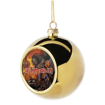 Iron maiden From Fear to Eternity, Golden Christmas tree ball ornament 8cm