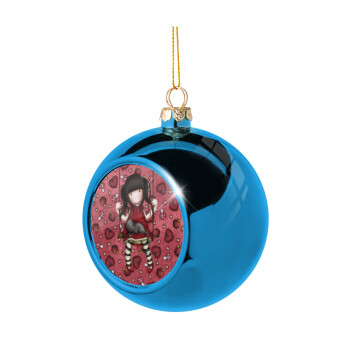 Santoro, Χριστουγεννιάτικη μπάλα δένδρου Μπλε 8cm