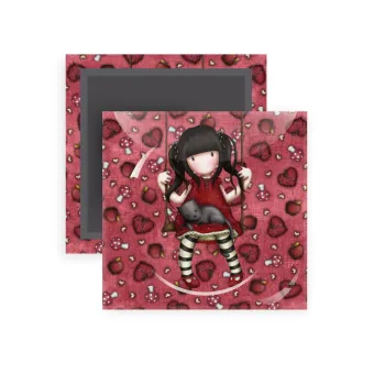 Santoro, Μαγνητάκι ψυγείου τετράγωνο διάστασης 5x5cm