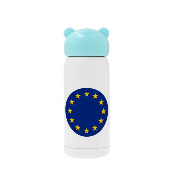EU, Γαλάζιο ανοξείδωτο παγούρι θερμό (Stainless steel), 320ml