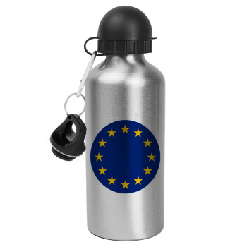 EU, Metallic water jug, Silver, aluminum 500ml