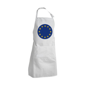EU, Ποδιά Σεφ Ολόσωμη Ενήλικων (με ρυθμιστικά και 2 τσέπες)