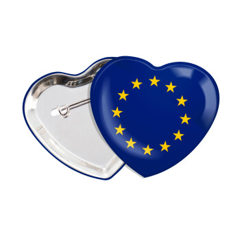 EU, Κονκάρδα παραμάνα καρδιά (57x52mm)