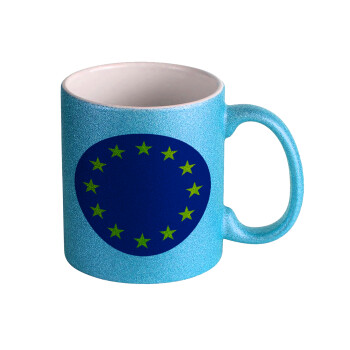 EU, Κούπα Σιέλ Glitter που γυαλίζει, κεραμική, 330ml
