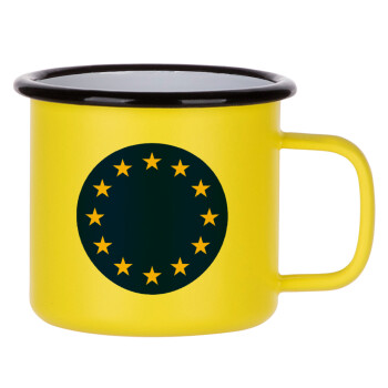 EU, Κούπα Μεταλλική εμαγιέ ΜΑΤ Κίτρινη 360ml