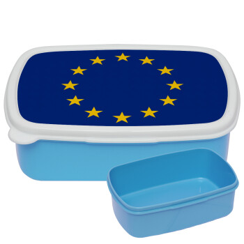 EU, ΜΠΛΕ παιδικό δοχείο φαγητού (lunchbox) πλαστικό (BPA-FREE) Lunch Βox M18 x Π13 x Υ6cm