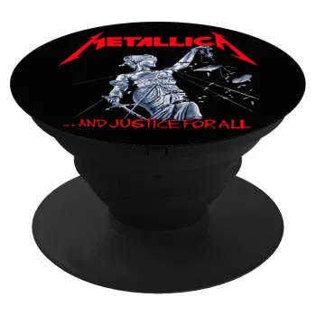 Metallica and justice for all, Phone Holders Stand  Black Hand-held Mobile Phone Holder