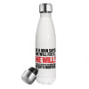 If a man says he will fix it He will There is no need to remind him every 6 months, Metal mug thermos White (Stainless steel), double wall, 500ml