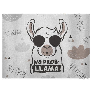 No Prob Llama, Επιφάνεια κοπής γυάλινη (38x28cm)