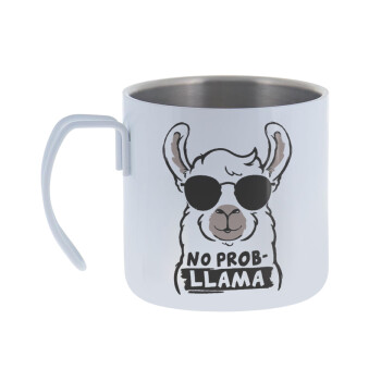 No Prob Llama, Mug Stainless steel double wall 400ml