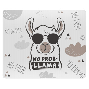 No Prob Llama, Mousepad ορθογώνιο 23x19cm