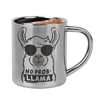 No Prob Llama, Κουπάκι μεταλλικό διπλού τοιχώματος για espresso (220ml)