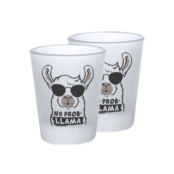 No Prob Llama, Σφηνοπότηρα γυάλινα 45ml του πάγου (2 τεμάχια)