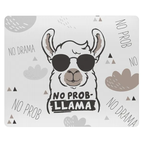 No Prob Llama — Mousepad rect 23x19cm