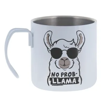 No Prob Llama — Κούπα Ανοξείδωτη διπλού τοιχώματος 400ml