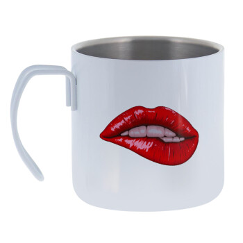 Lips, Mug Stainless steel double wall 400ml