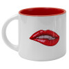 Κούπα κεραμική 400ml Λευκή/Κόκκινη