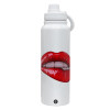 1L Stainless Steel Thermal Bottle with Phone Holder & Double Wall Insulation