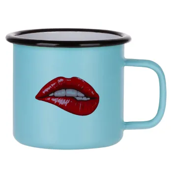 Lips, Κούπα Μεταλλική εμαγιέ ΜΑΤ σιέλ 360ml