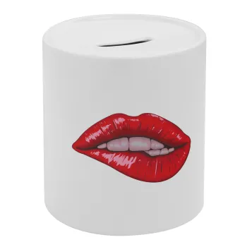 Lips, Κουμπαράς πορσελάνης με τάπα