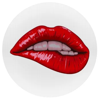 Lips, Mousepad Στρογγυλό 20cm