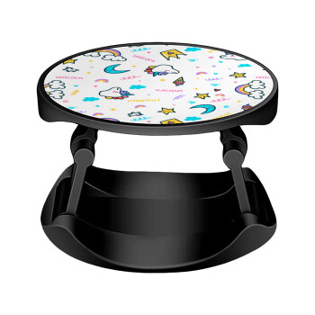 Unicorn pattern white, Phone Holders Stand  Stand Βάση Στήριξης Κινητού στο Χέρι