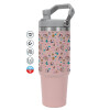 Pink color, 890ml (30oz) stainless Steel Tumbler with Handle