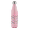 Metal mug thermos Pink Iridiscent (Stainless steel), double wall, 500ml