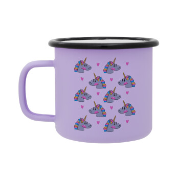 Unicorn, Κούπα Μεταλλική εμαγιέ ΜΑΤ Light Pastel Purple 360ml