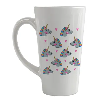 Unicorn, Κούπα κωνική Latte Μεγάλη, κεραμική, 450ml