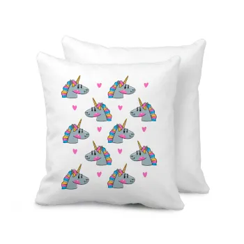 Unicorn, Sofa cushion 40x40cm includes filling