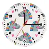 Wooden wall clock (20cm)