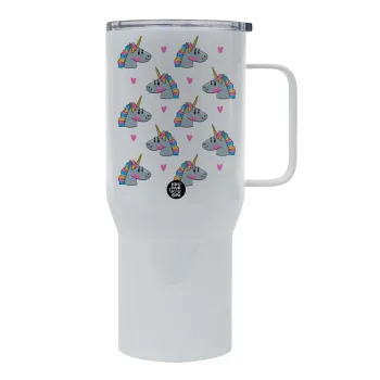 Unicorn, Tumbler με καπάκι, διπλού τοιχώματος (θερμό) 750L