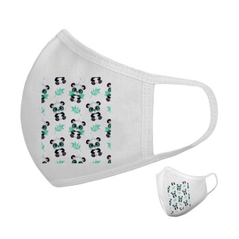 Panda, Μάσκα υφασμάτινη υψηλής άνεσης παιδική (Δώρο πλαστική θήκη)