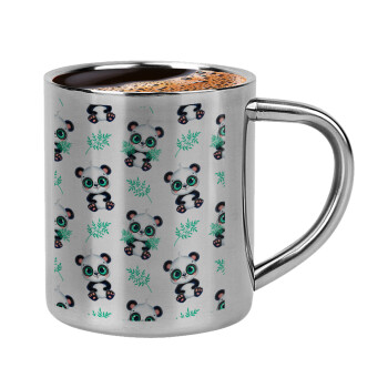 Panda, Double-wall metal cup for espresso (220ml)