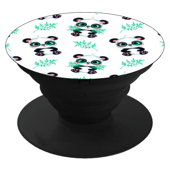 Panda, Phone Holders Stand  Black Hand-held Mobile Phone Holder