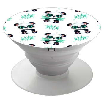 Panda, Phone Holders Stand  Λευκό Βάση Στήριξης Κινητού στο Χέρι