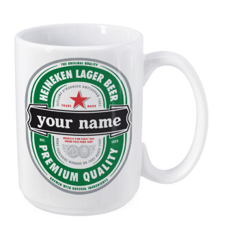 Heineken with name, Κούπα Mega, κεραμική, 450ml