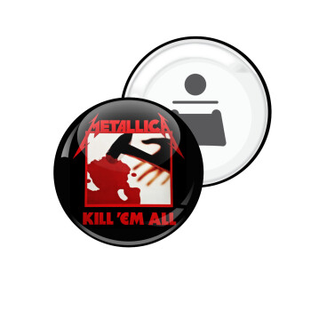 Metallica Kill' em all, Μαγνητάκι και ανοιχτήρι μπύρας στρογγυλό διάστασης 5,9cm