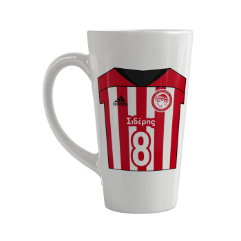 Ολυμπιακός εμφάνιση, Κούπα κωνική Latte Μεγάλη, κεραμική, 450ml