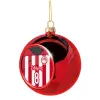 Christmas tree ball Red 8cm
