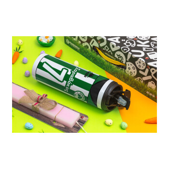 Παναθηναϊκός εμφάνιση, Πασχαλινή Λαμπάδα με Travel Tumbler θερμό με διπλό καπάκι (600ml, BPA free) & κερί αρωματικό πλακέ (30cm) (ΡΟΖ)