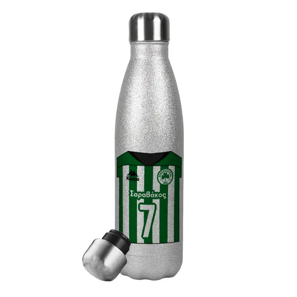 Παναθηναϊκός εμφάνιση — Glitter Aσημένιο (500ml)