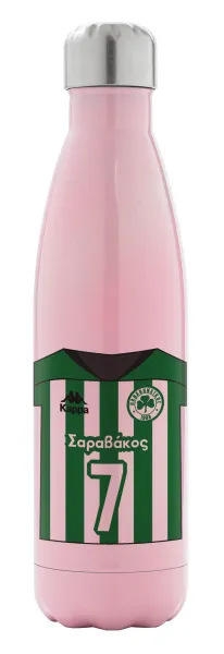 Παναθηναϊκός εμφάνιση — Metal mug thermos Pink Iridiscent (Stainless steel), double wall, 500ml