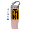 Pink color, 890ml (30oz) stainless Steel Tumbler with Handle